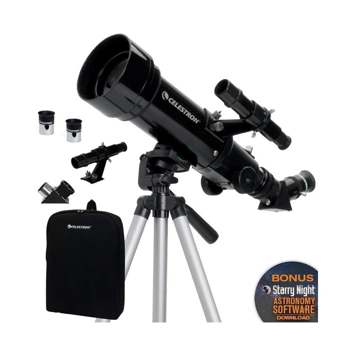 Telescopio Celestron Travel Scope COMPACT 70-con treppiedi e borsa - telescopio rifrattore portatile