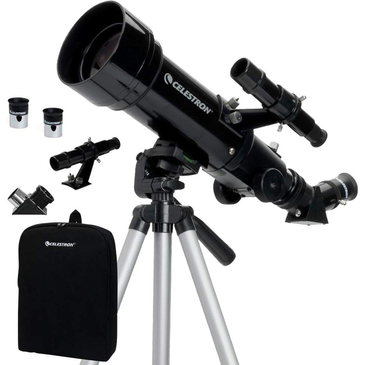 Telescopio Celestron Travel Scope COMPACT 70-con treppiedi e borsa - telescopio rifrattore portatile