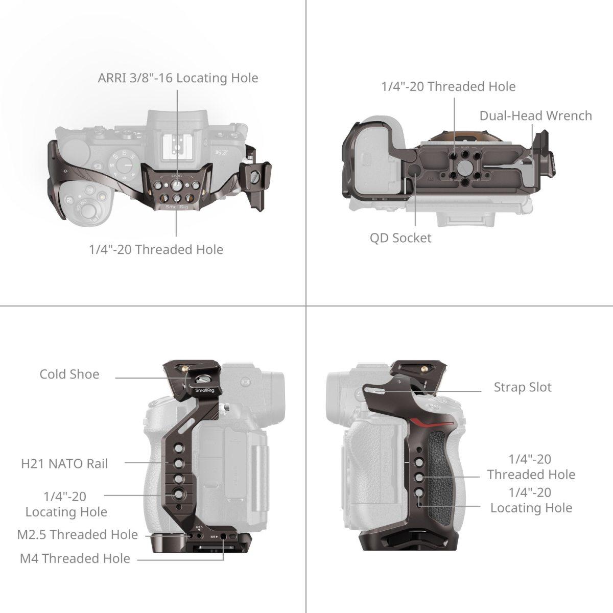 SmallRig Night Eagle Cage for Nikon Z5II /  Z7 / Z6 / Z7II / Z6II / Z5 5258