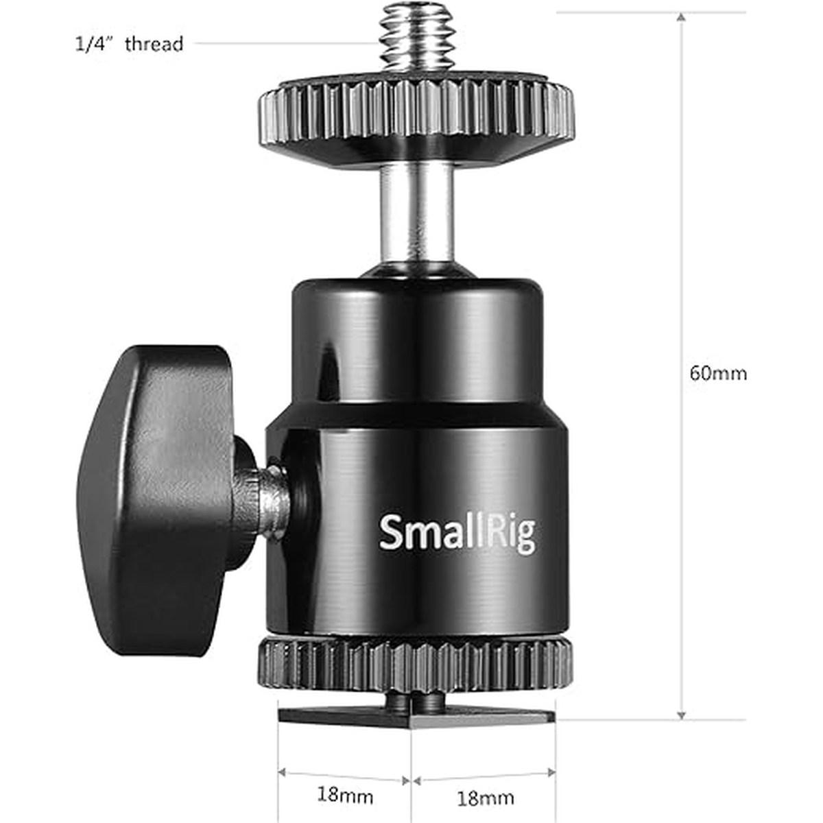 SMALLRIG Snodo con attacco Hot Shoe e vite 1/4" - 2059