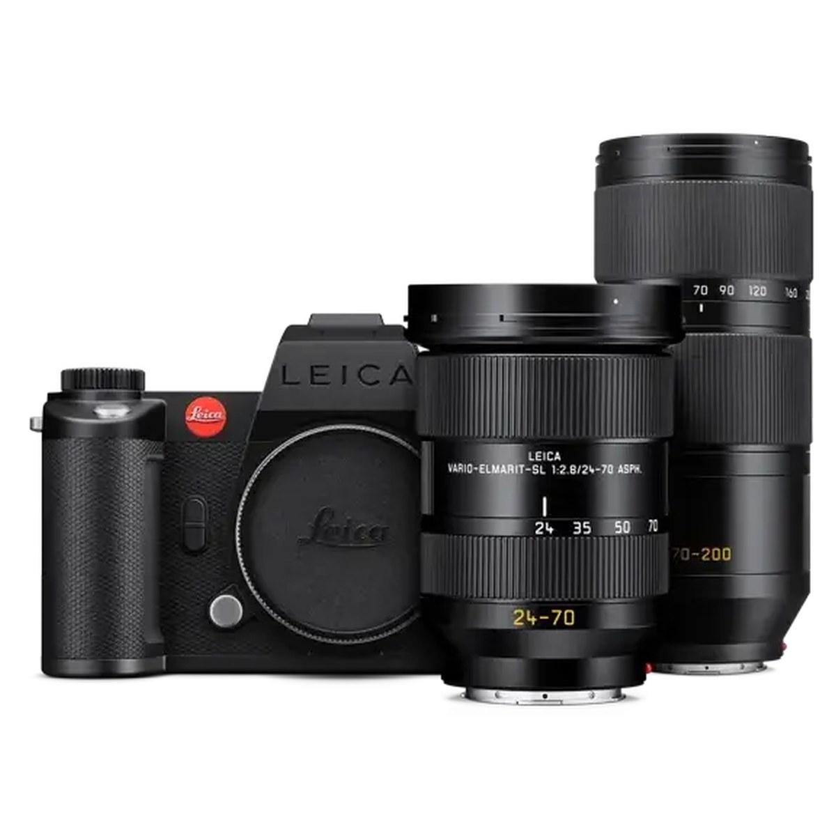 LEICA SL3-S kit with Vario Elmarit-SL 1:2.8/24-70 f/2.8 ASPH. and Vario-Elmarit-SL 70-200 f/2.8 ASPH.
