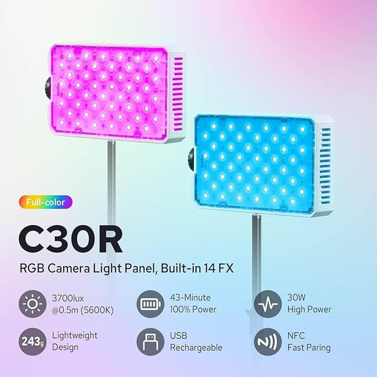 Illuminatore Godox Litemons C30R RGB