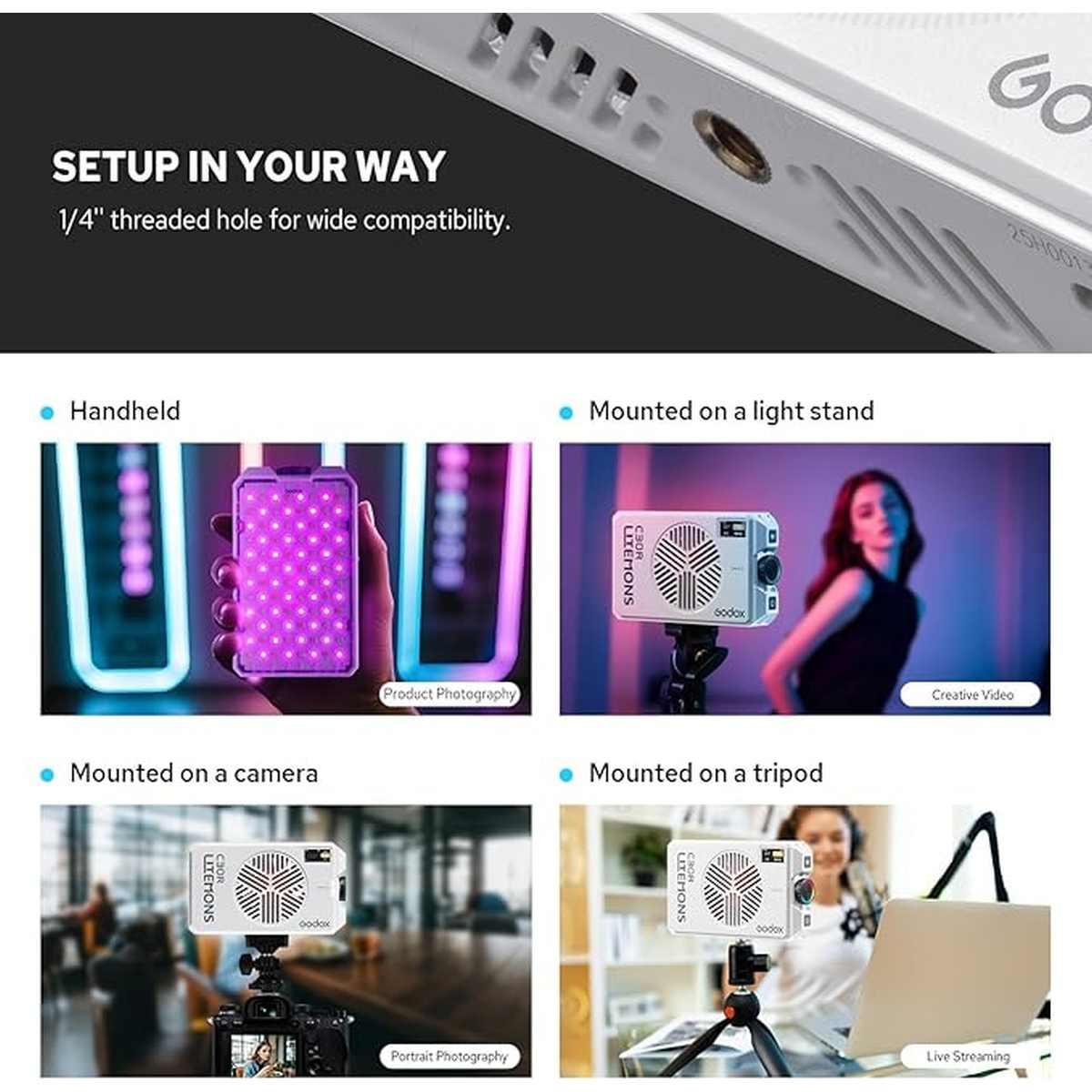Illuminatore Godox Litemons C30R RGB