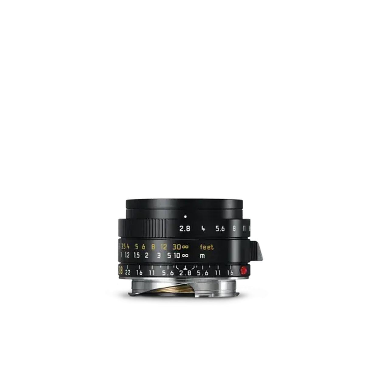 LEICA ELMARIT-M 28 f/2.8 ASPH., black anodized finish
