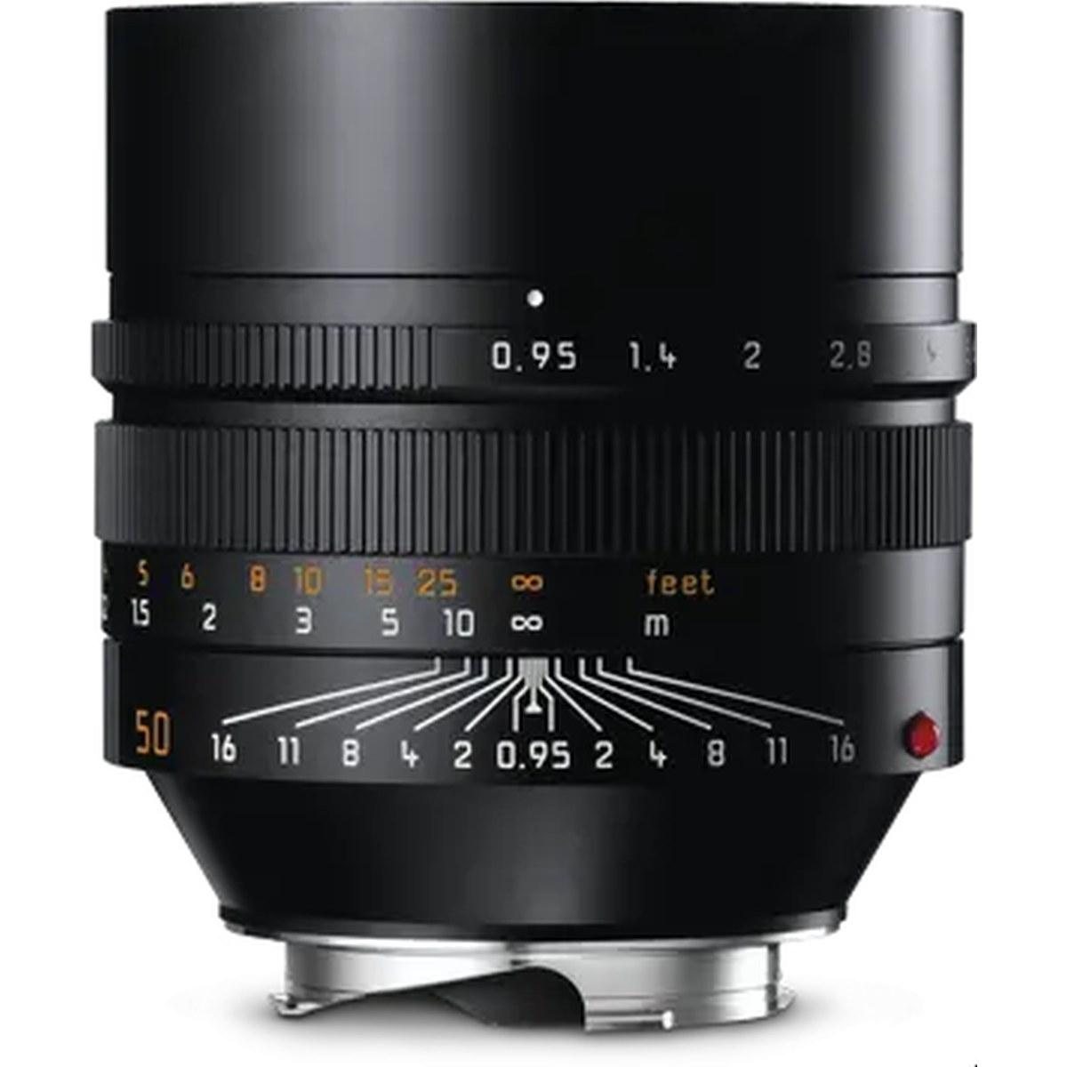 LEICA NOCTILUX-M 50 f/0.95 ASPH., black anodized finish