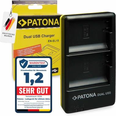 Caricabatteria Patona Dual per batteria Nikon EN-EL15