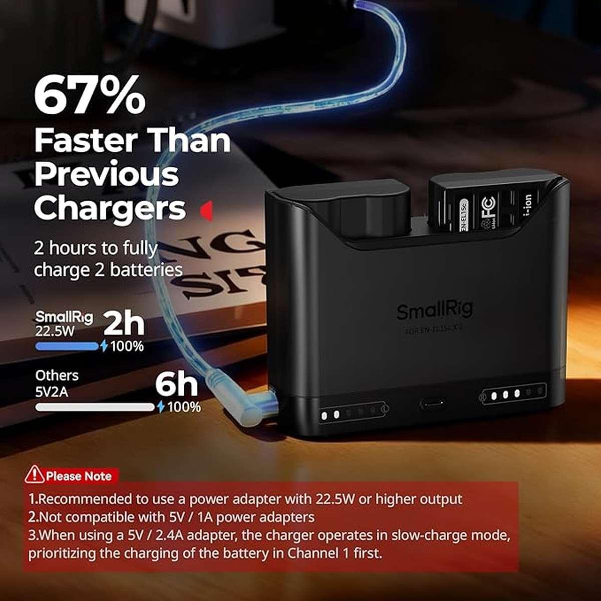 SmallRig camera battery kit EN-EL15C 5486