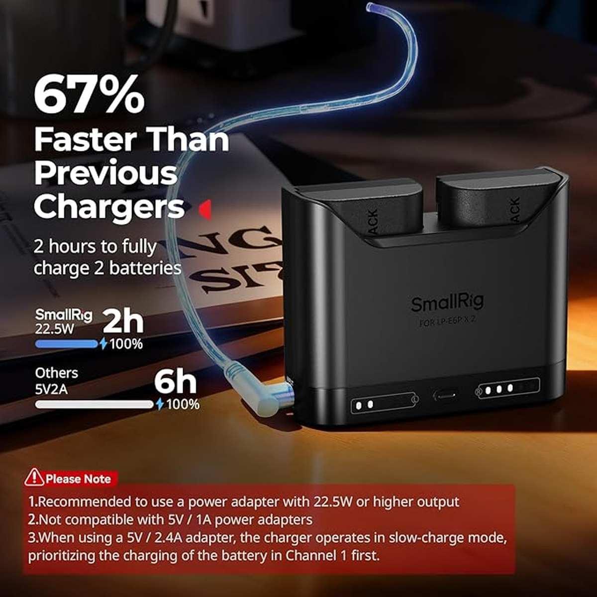 Smallrig camera battery kit LP-E6P 5485