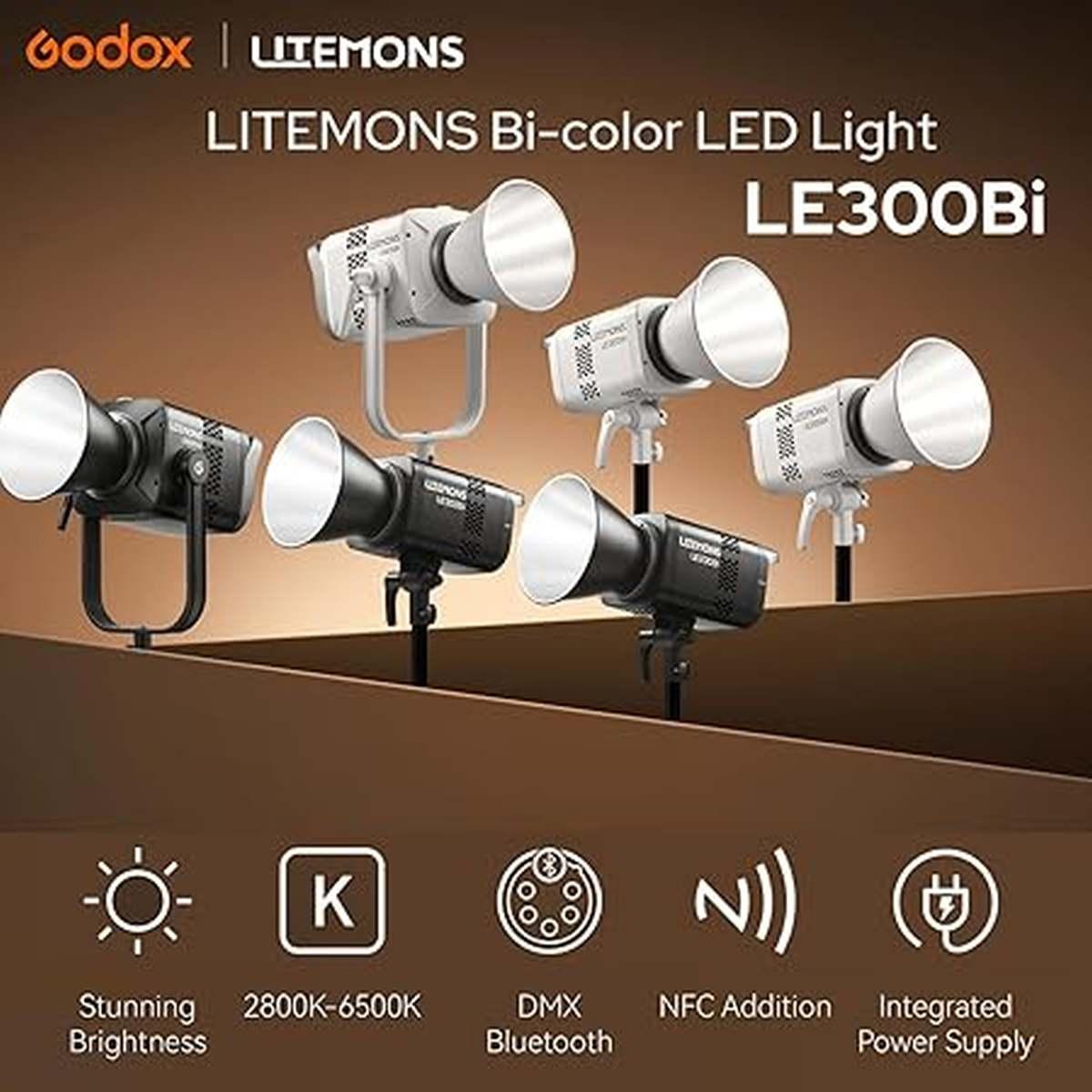 Illuminatore GODOX LITEMONS LE300Bi (black)