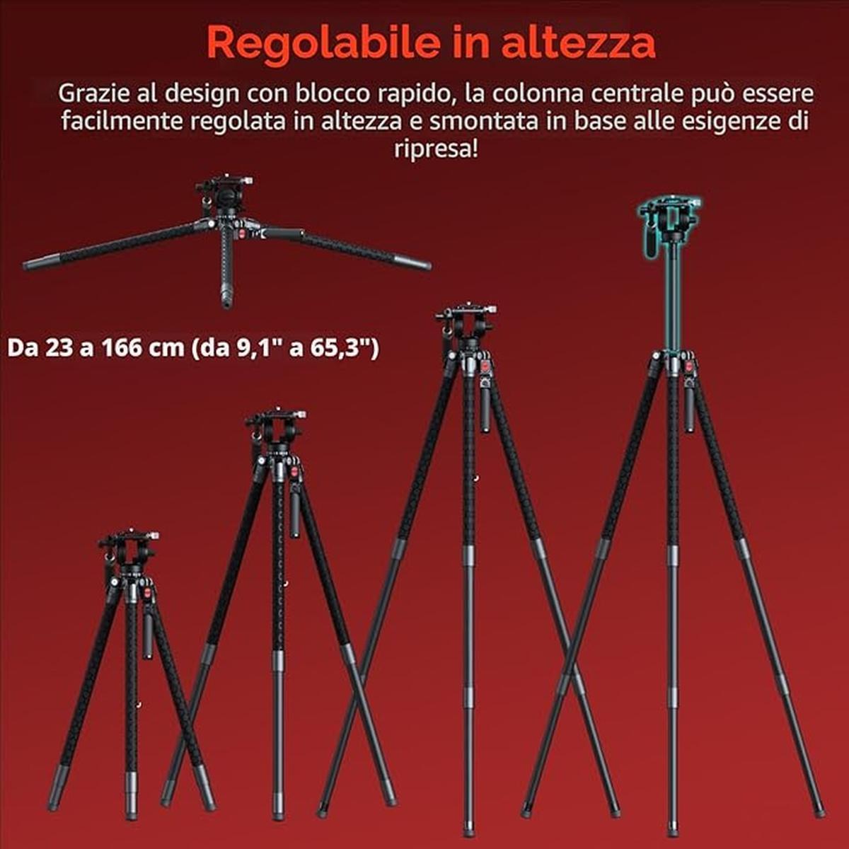 Treppiede SmallRig x Potato Jet TRIBEX SE Hydraulic Tripod 5305