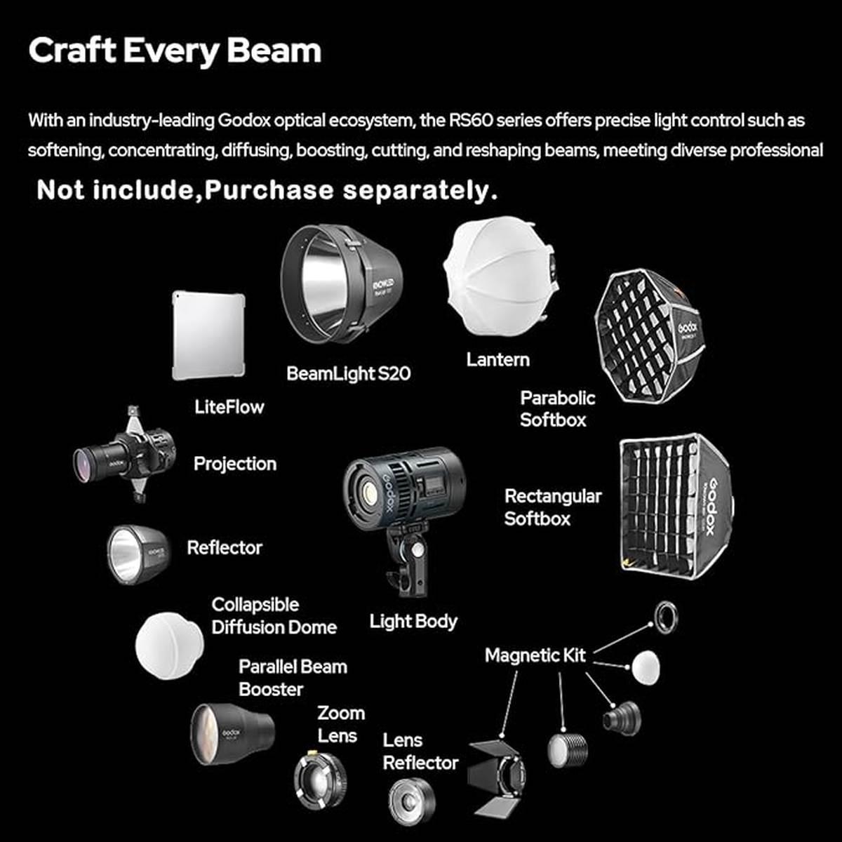 Illuminatore GODOX RS60R Led light