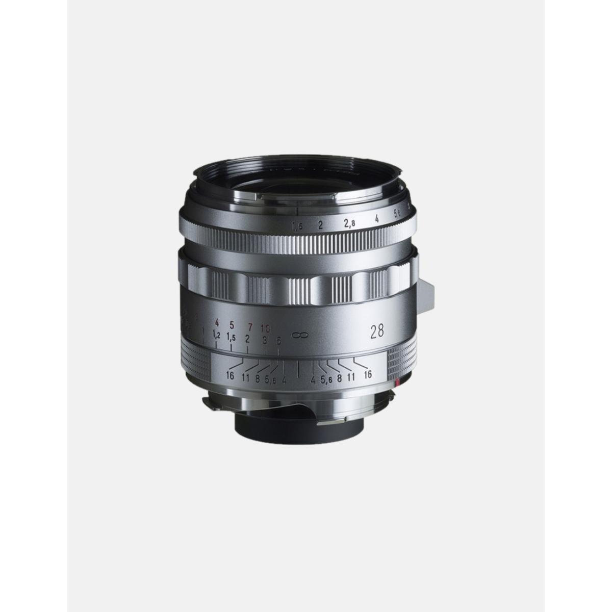NOKTON 28mm/F1,5 tipo II silver (VM MOUNT)
