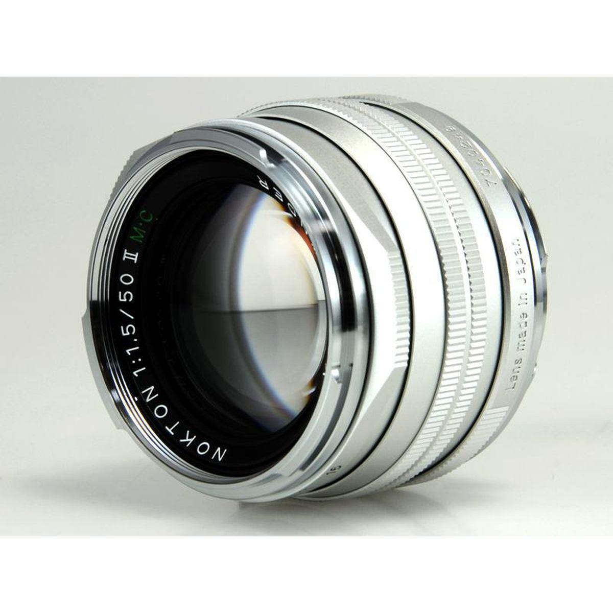 NOKTON 50mm/F1,5 tipo II M.C. asferico, silver (VM MOUNT)