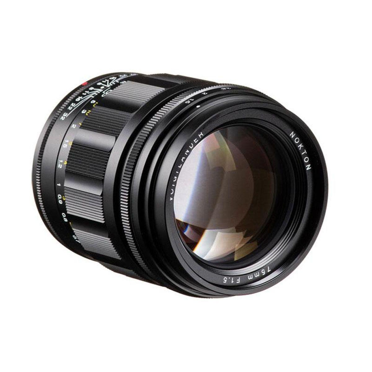 NOKTON 75mm/F1,5 asferico, silver (VM MOUNT)
