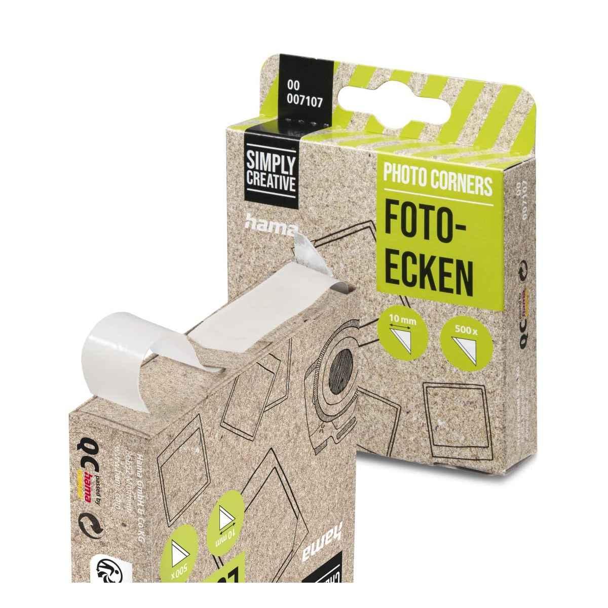 Biadesivo Angolini hama per foto 500 pz