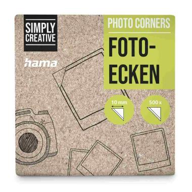 Biadesivo Angolini hama per foto 500 pz