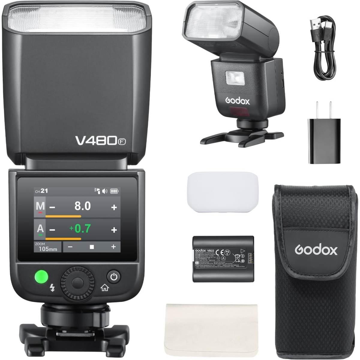 Flash godox v480 per fuijfilm