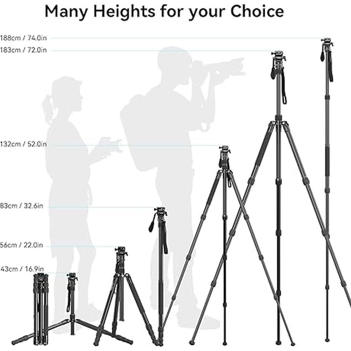 Treppiede SmallRig CT180 video tripod Kit