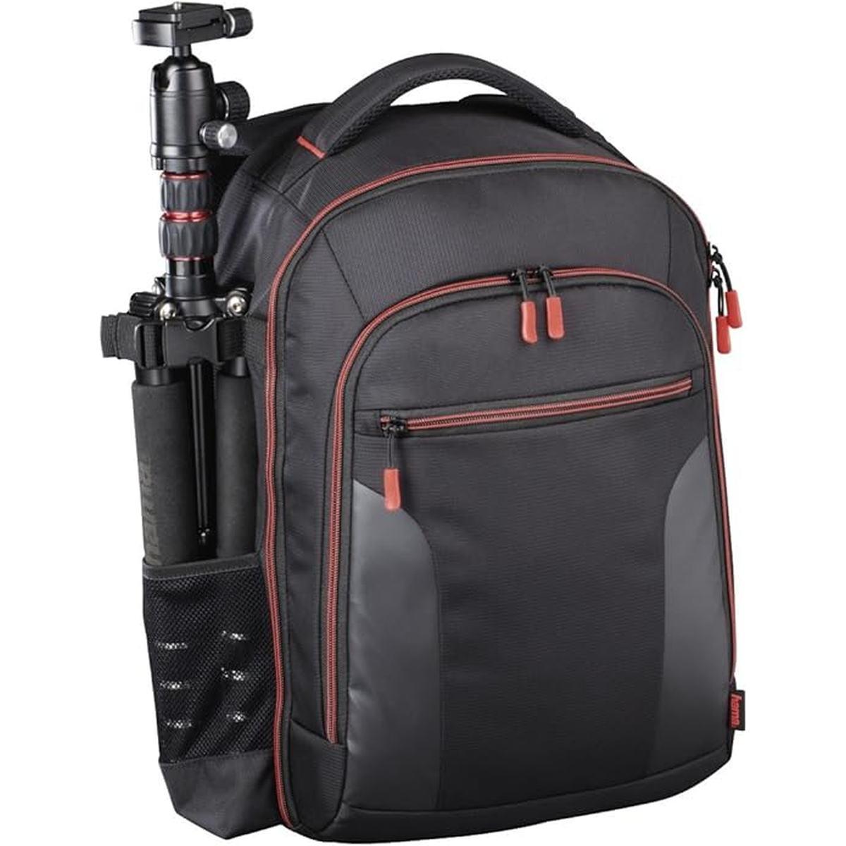 Zaino hama miami 190 nero/rosso art.139855