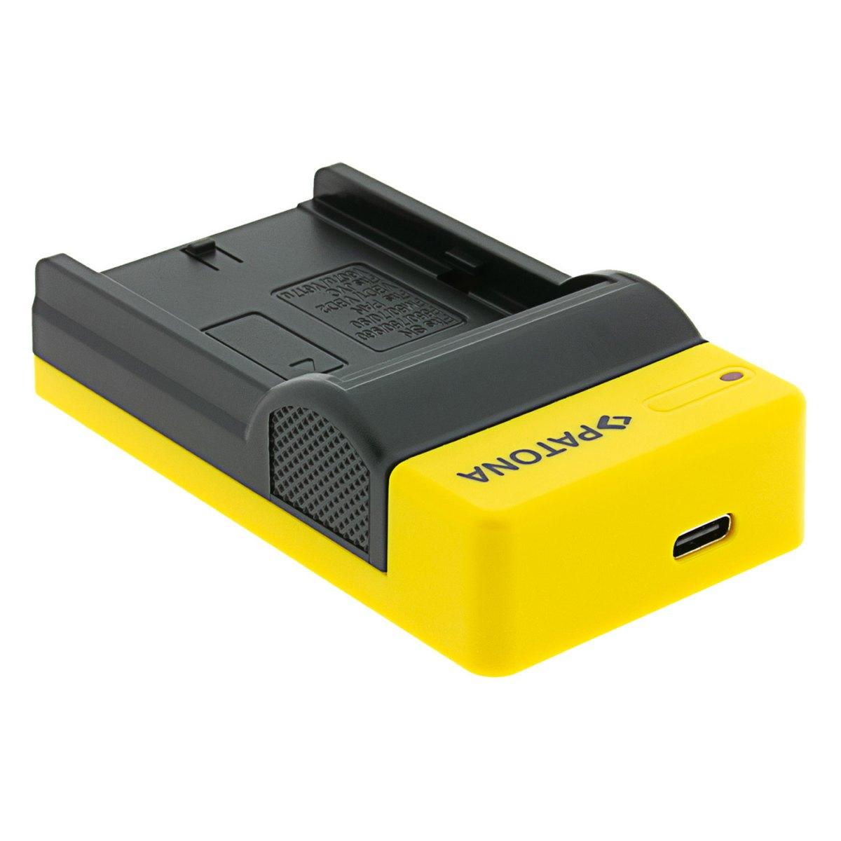Patona slim micro-usb charger sony np-f970 np-f960 np-f950 np-f