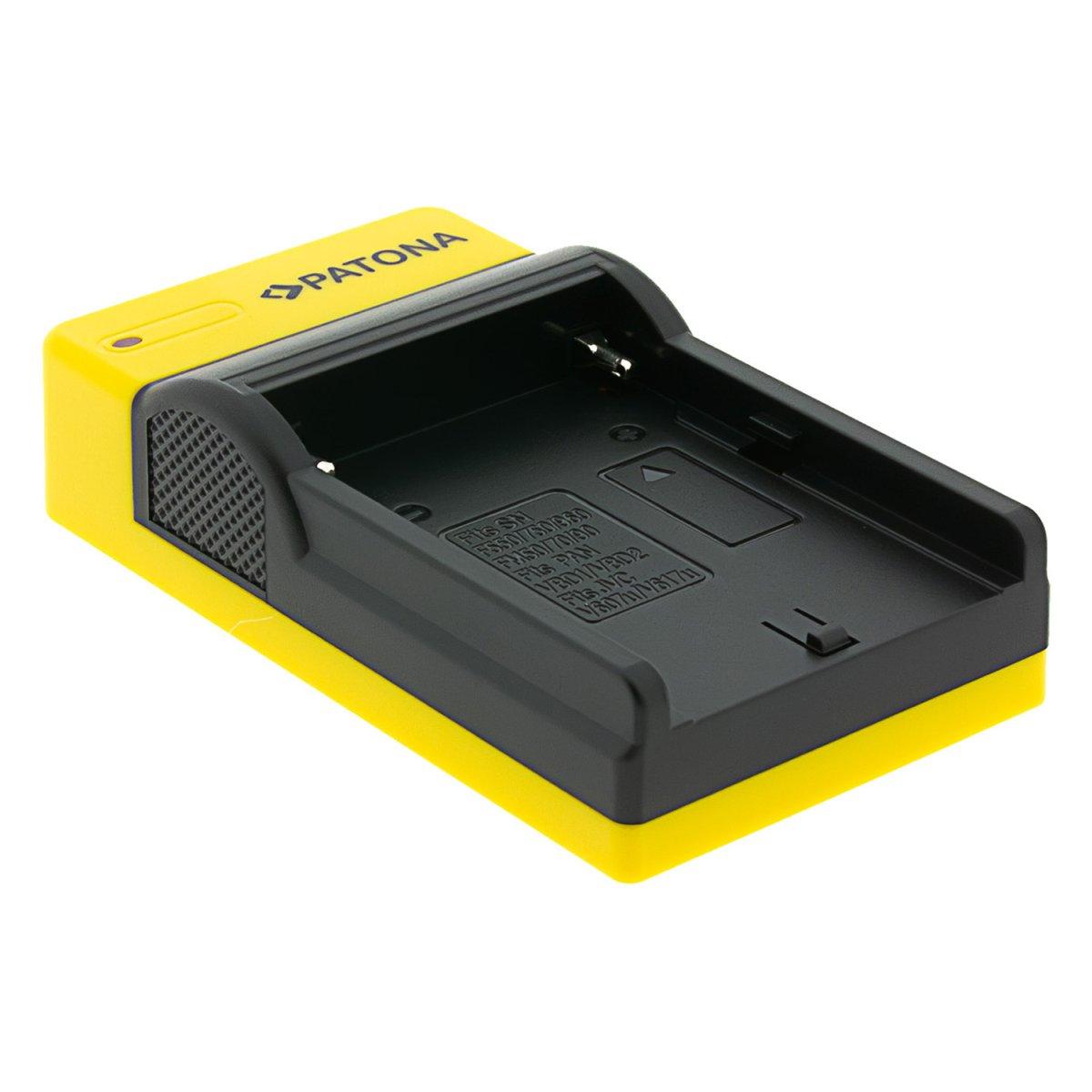 Patona slim micro-usb charger sony np-f970 np-f960 np-f950 np-f