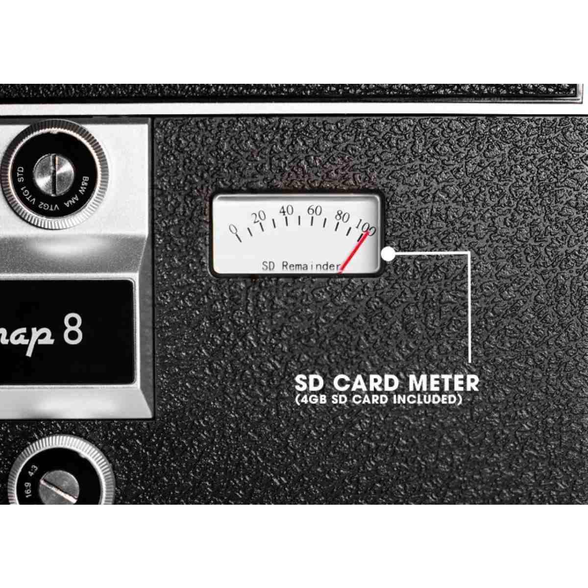 Camp Snap 8 Digital Super-8 Video Camera - Garanzia Italia