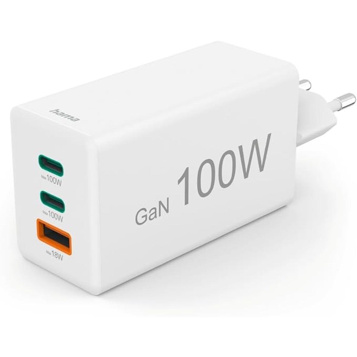 Caricatore hama rete 2x usb-c 1x usb-a 100 w