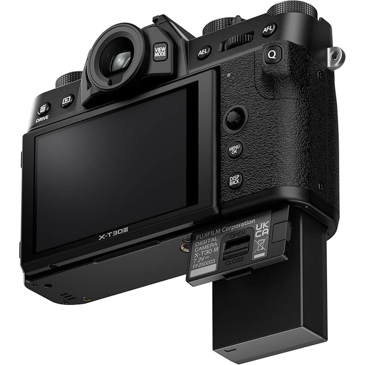 Fujifilm x-t30 iii kit + xf 23mm  f. 2,8 r wr black