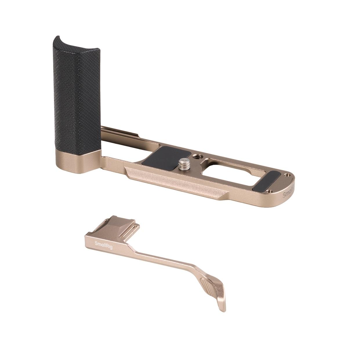 SmallRig Maniglia per piastra di montaggio a L per Panasonic LUMIX L10 titanio 6136