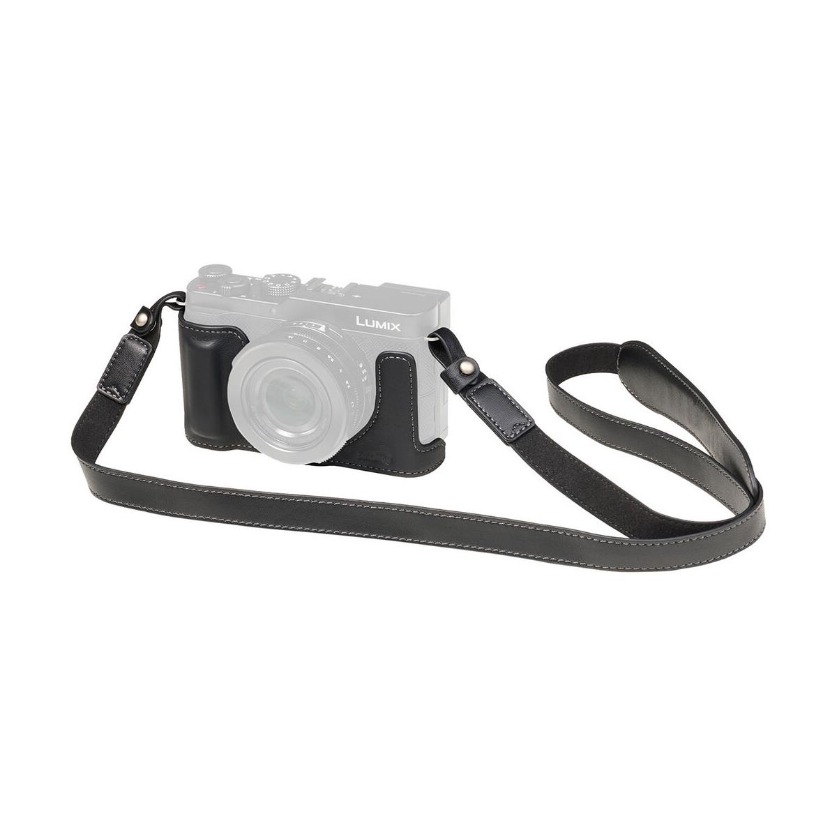 SmallRig Panasonic LUMIX L10 Half-Case with Shoulder Strap (Black) 6274