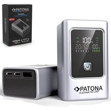 Patona platinum powerbank luxury one pd35w 10.000mah 2xusb-c pd3.0 1xusb-a