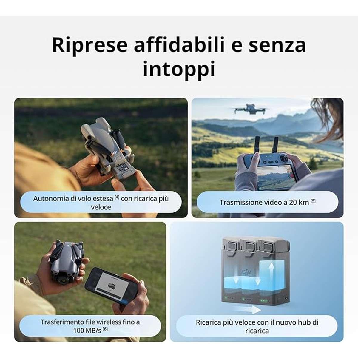 Dji mini 5 pro fly more combo plus (rc 2) - drone - garanzia nital 2 anni