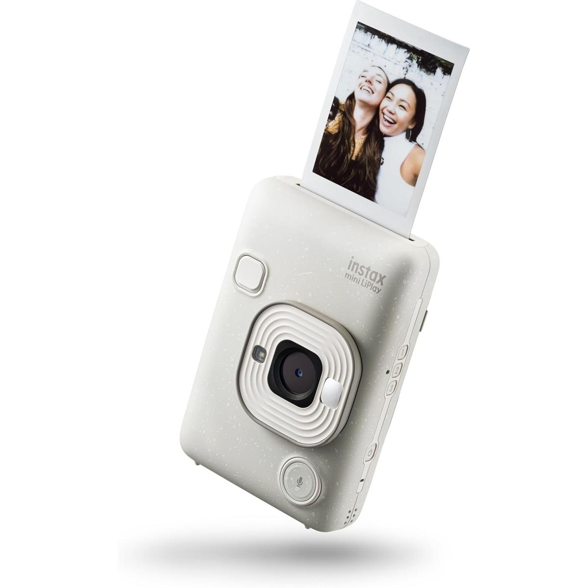 Fujifilm Instax Mini LiPlay Plus WhiteFotocamera Istantanea - Garanzia Fujifilm Italia 2 anni