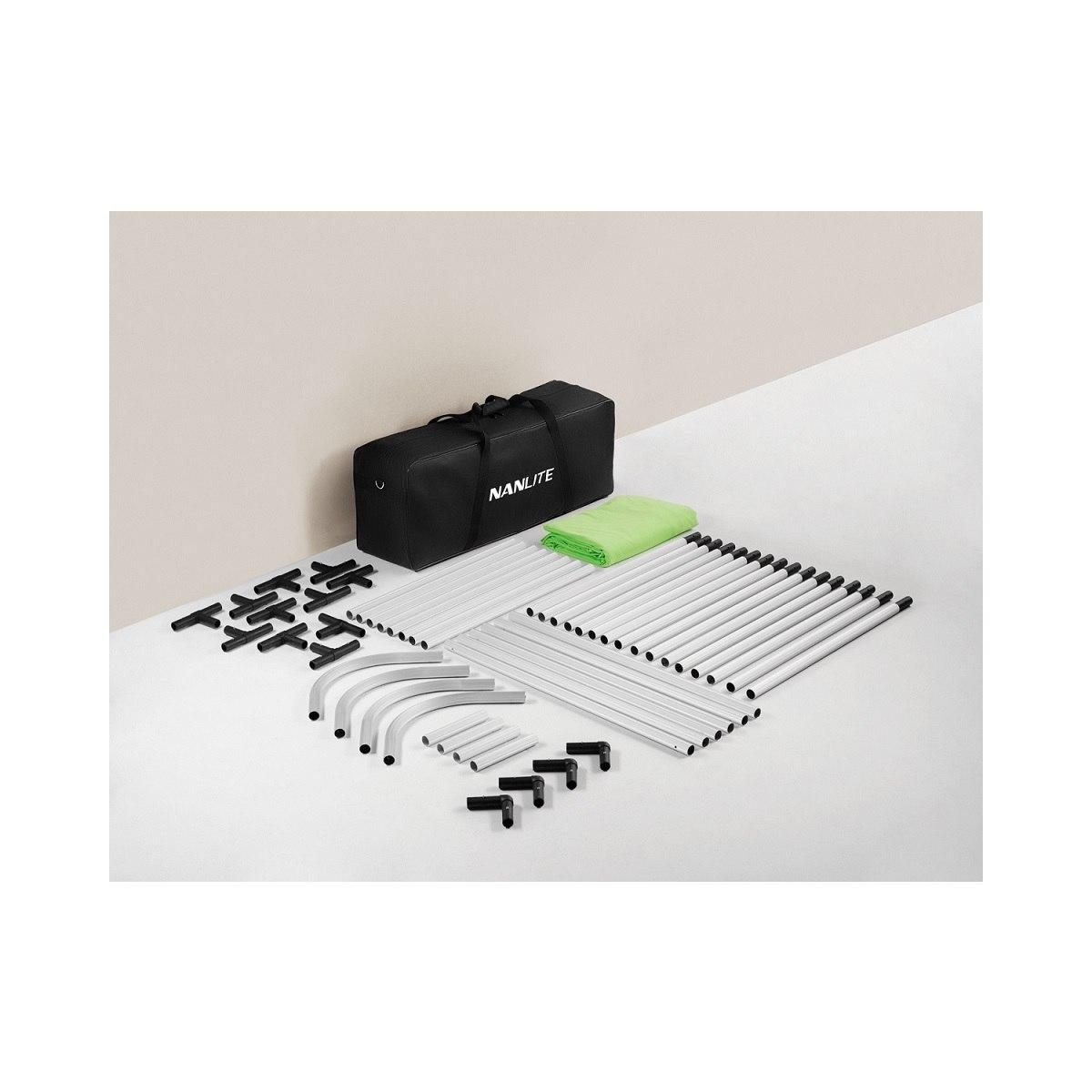 Nanlite fondale montabile green screen lg-3522u 3,5x2,2mt
