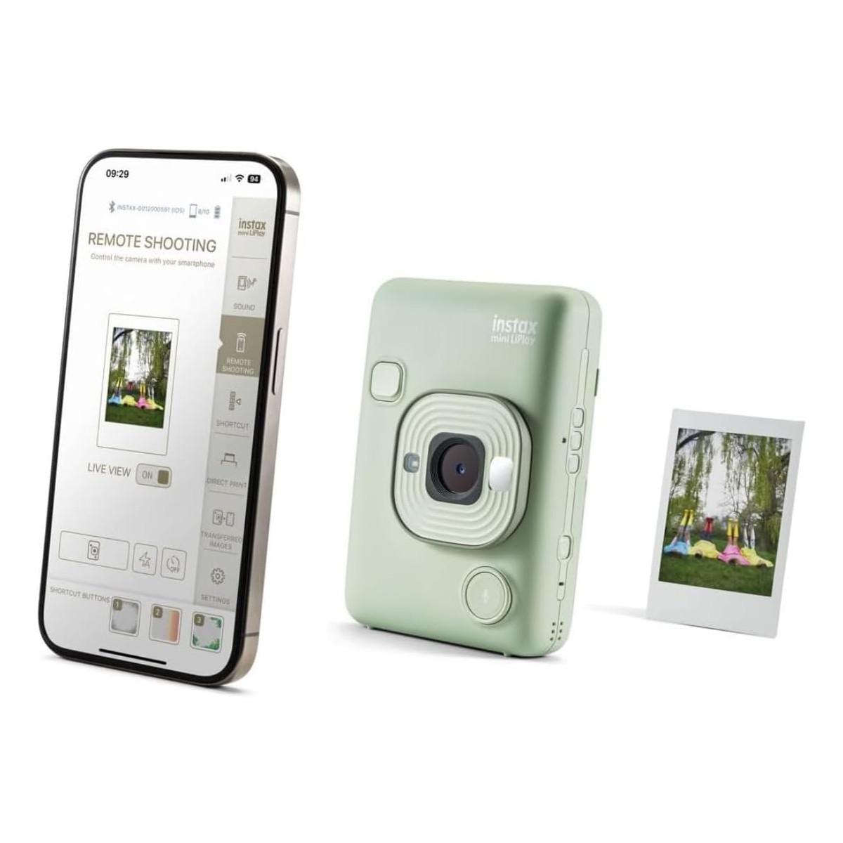 Fujifilm Instax Mini LiPlay Plus Green Fotocamera Istantanea - Garanzia Fujifilm Italia 2 anni