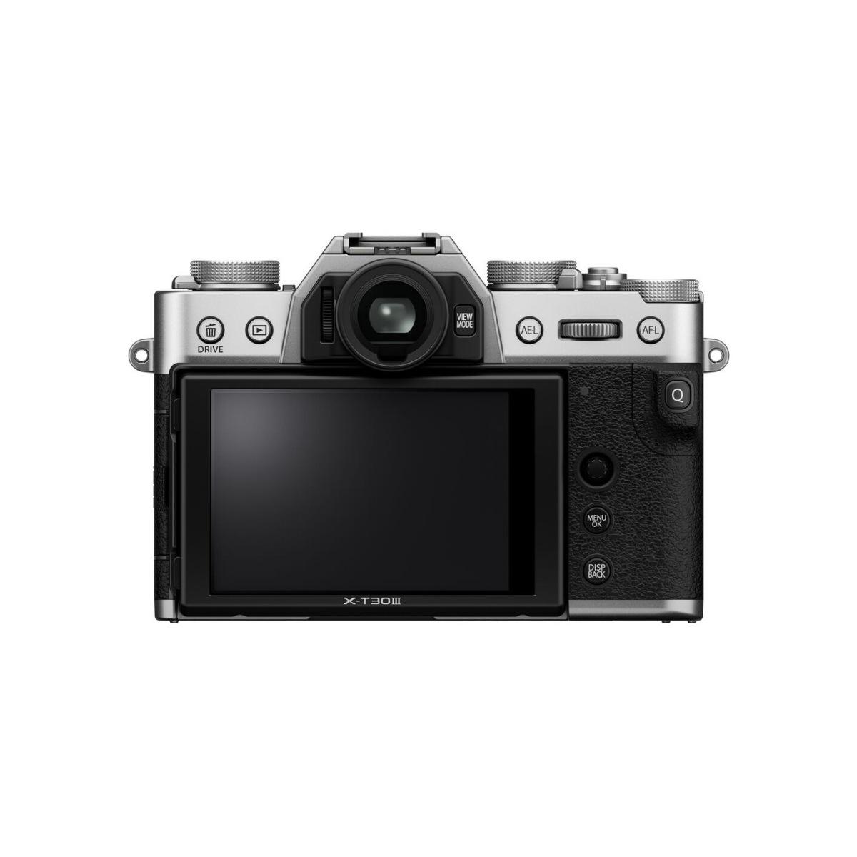 Fujifilm x-t30 iii kit + xc 15-45mm f3.5-5.6 ois pz silver