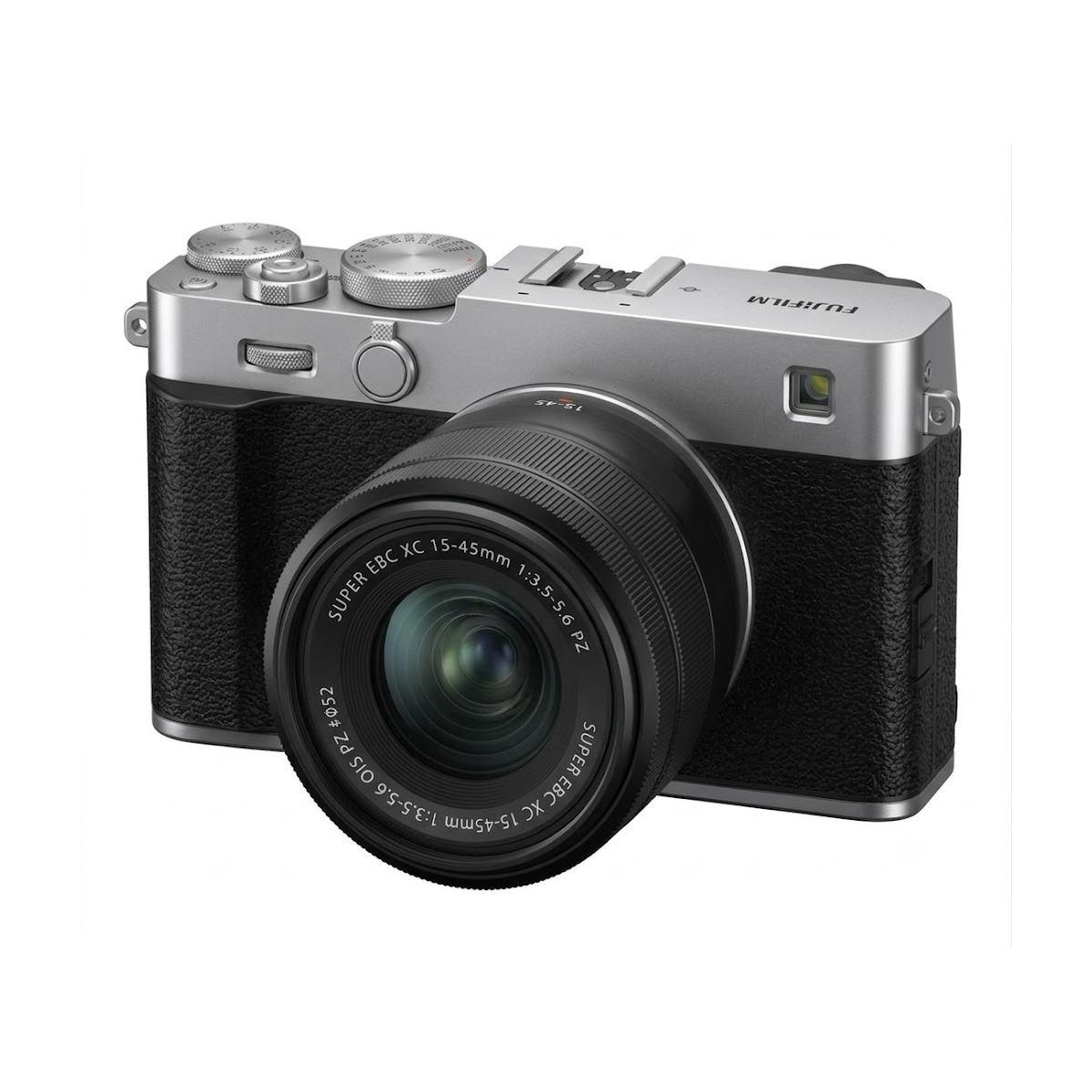 FUJIFILM X-E5 Silver + XC 15-45mm