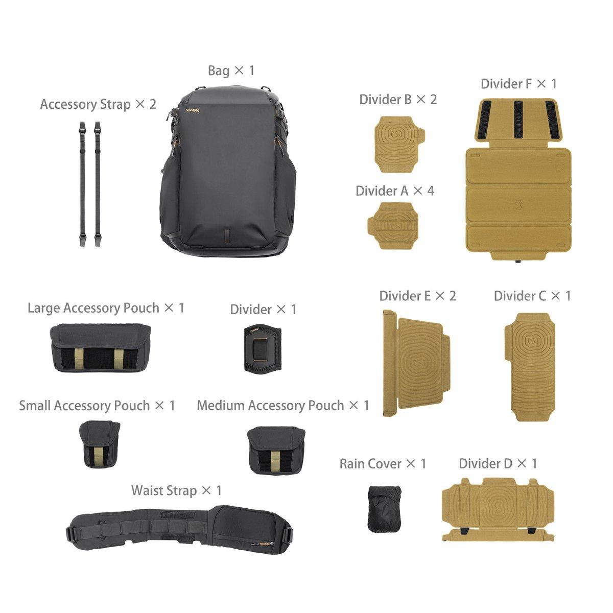 Zaino SmallRig Zaino Professionale da Aperto (25L) 6521