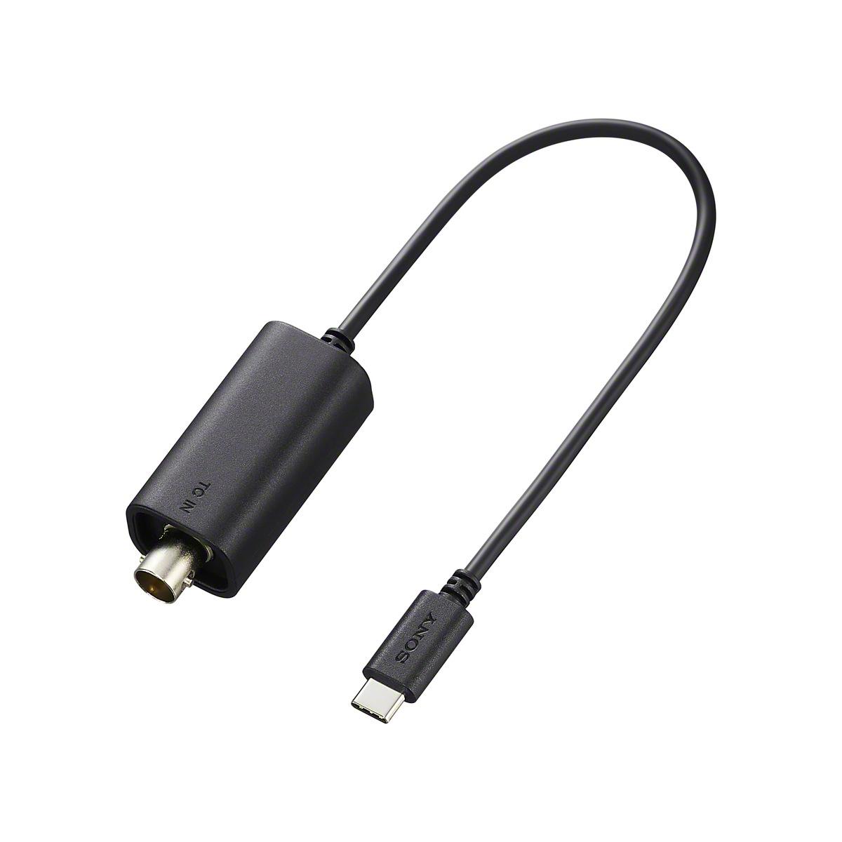 Sony- Cavo adattatore Timecode VMCBNCU1B per sincronizzazione precisa dei fotogrammi con FX5, FX6, FX9, Burano, Venice e altri standard di produzione cinematografica.