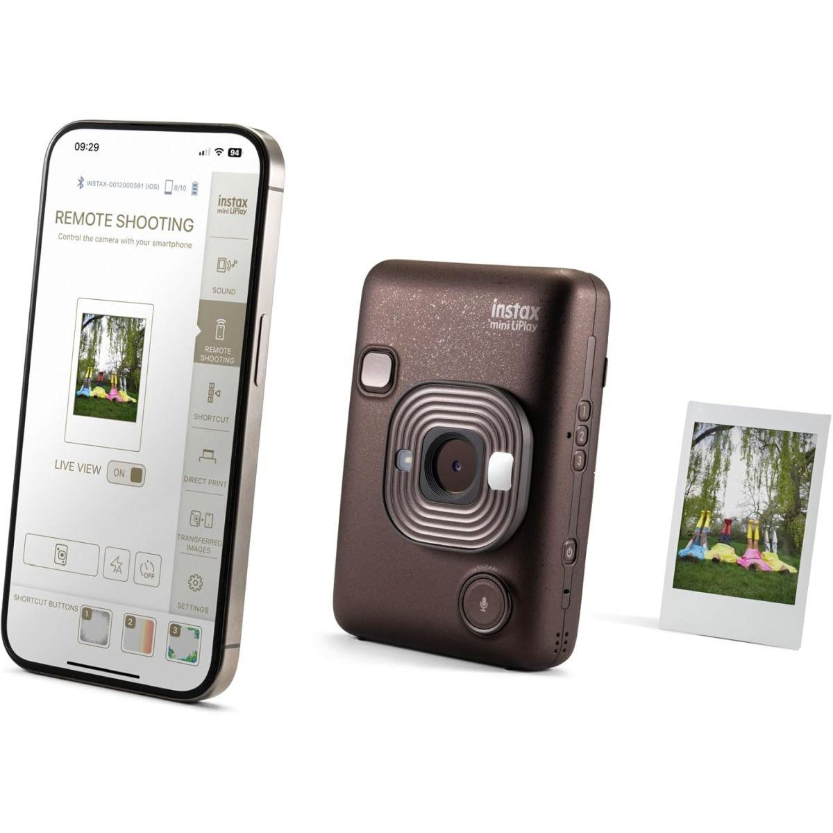 Fujifilm Instax Mini LiPlay Deep Bronze - Garanzia Fujifilm Italia 2 anni