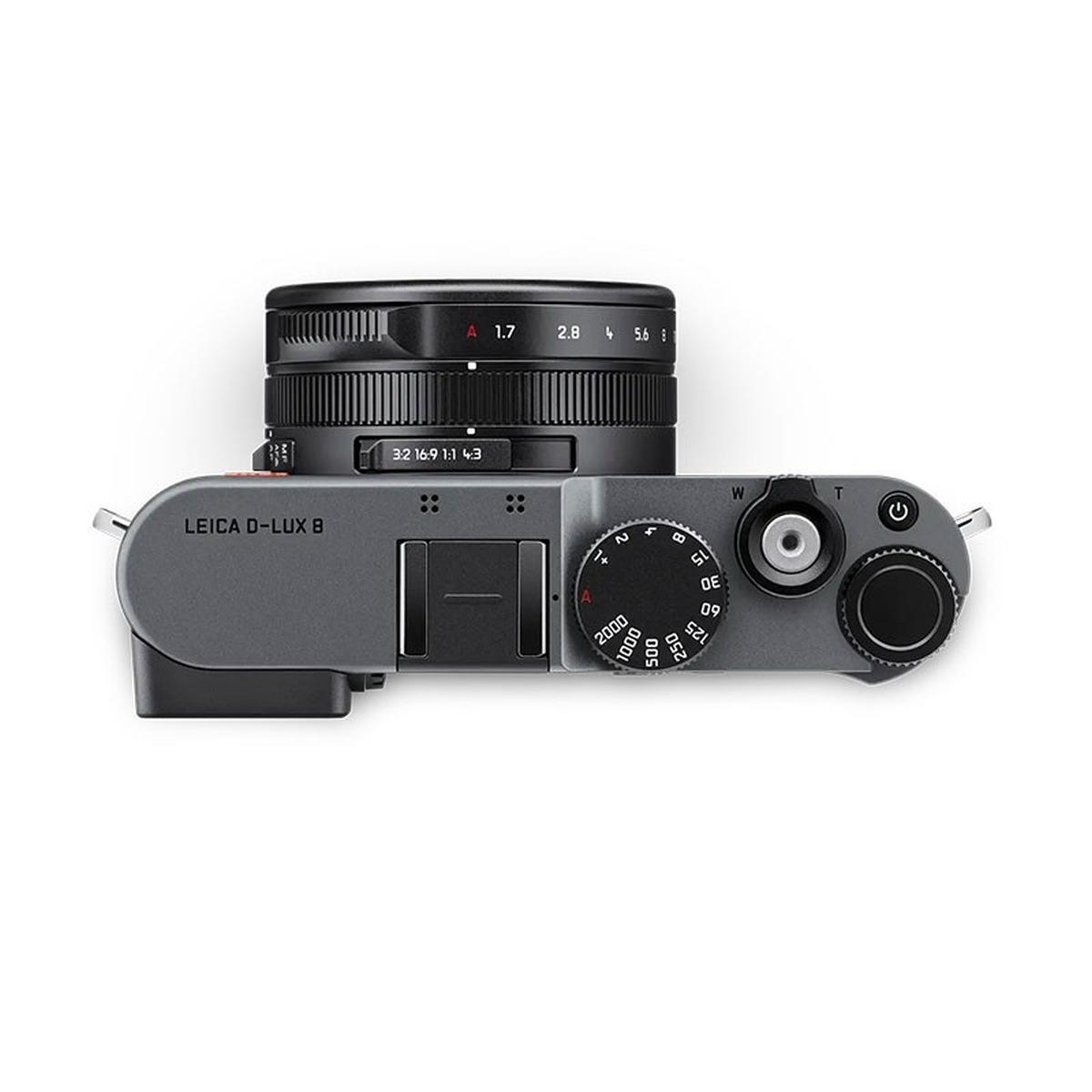 Leica D-LUX 8, metal gray paint finish