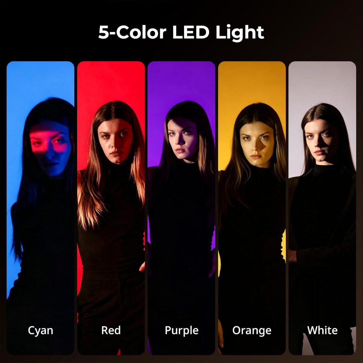 Illuminatore SMALLRIG Torcia Fotografica a LED RGB, RF20C - 5335