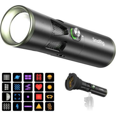 Illuminatore SMALLRIG Torcia Fotografica a LED RGB, RF20C - 5335