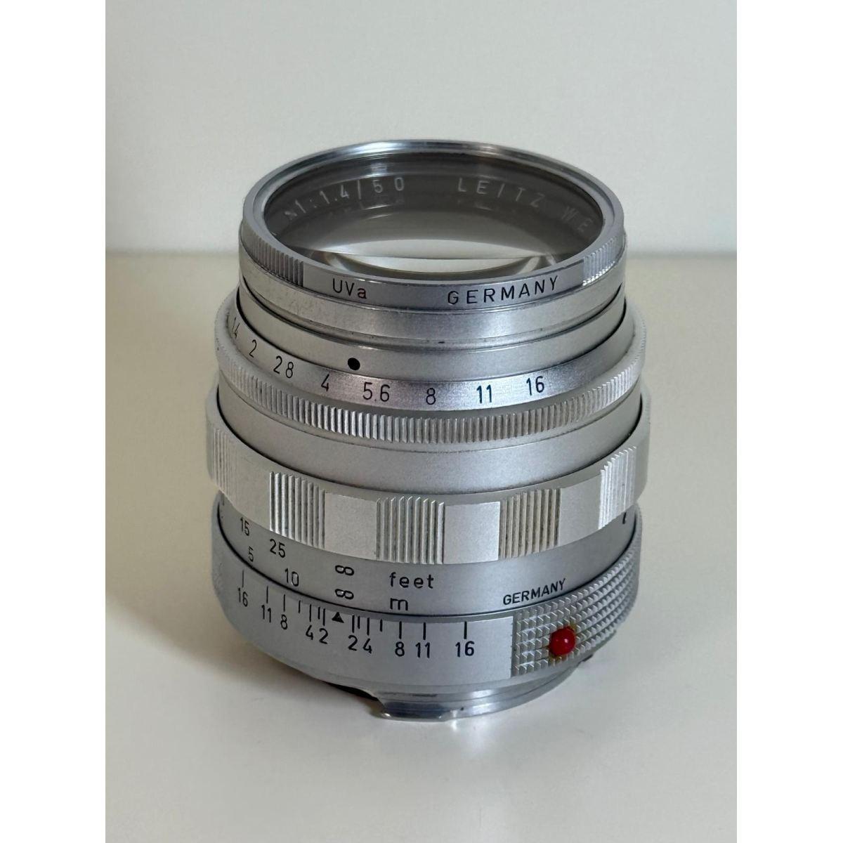 Usato Leica M3 + OTTICA SUMMILUX 50MM F. 1,4+ CUSTODIA IN PELLE ORIGINALE