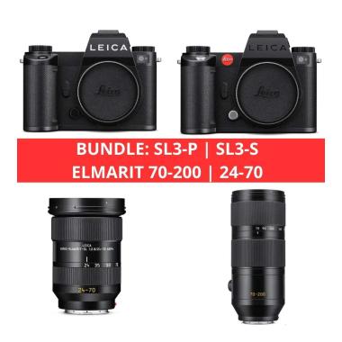 LEICA Bundle con SL3-S, SL3-P, Vario Elmarit SL 24-70 2.8, Vario Elmarit SL 70-200 2.8