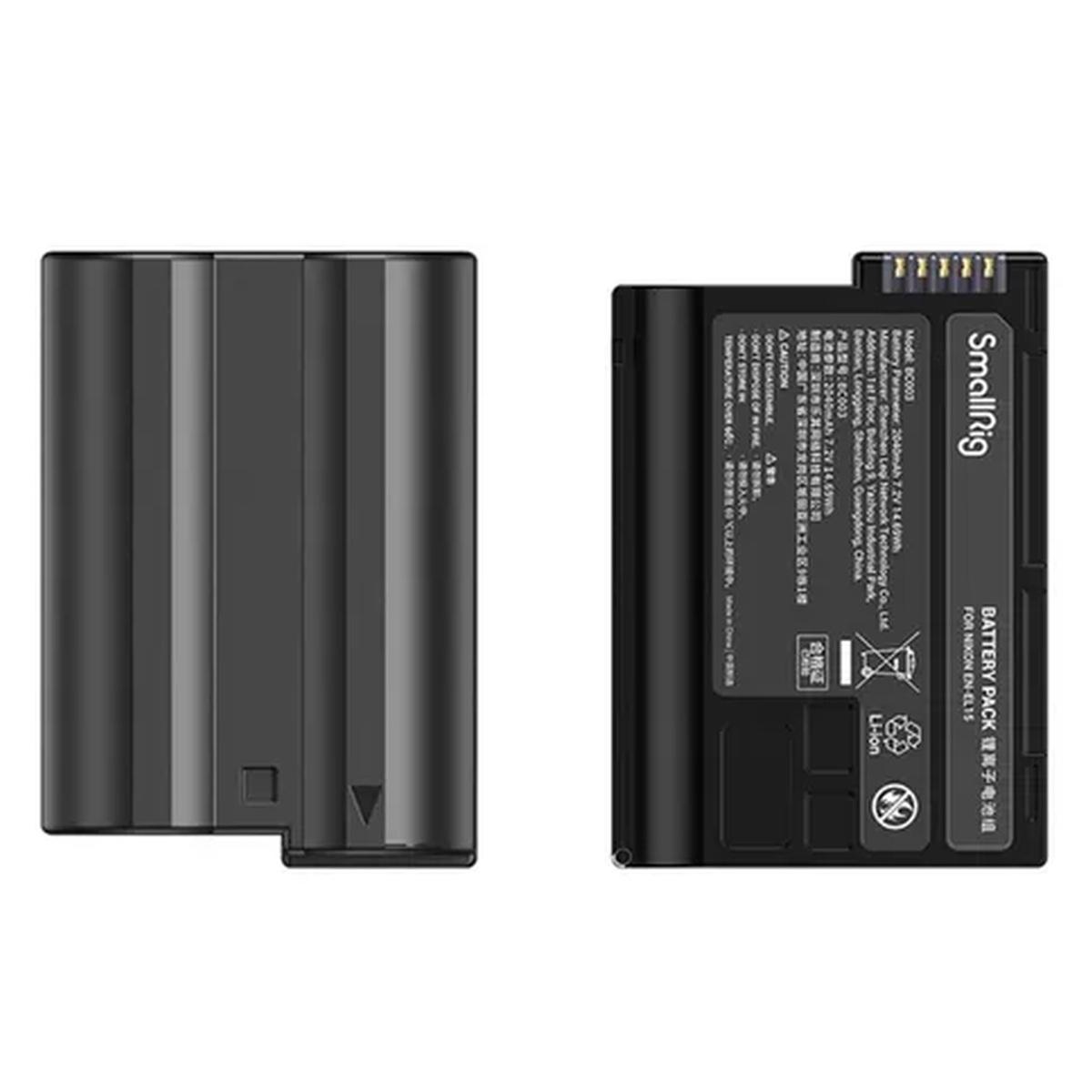 SmallRig 3820B Kit batteria e caricabatteria per fotocamera EN-EL15