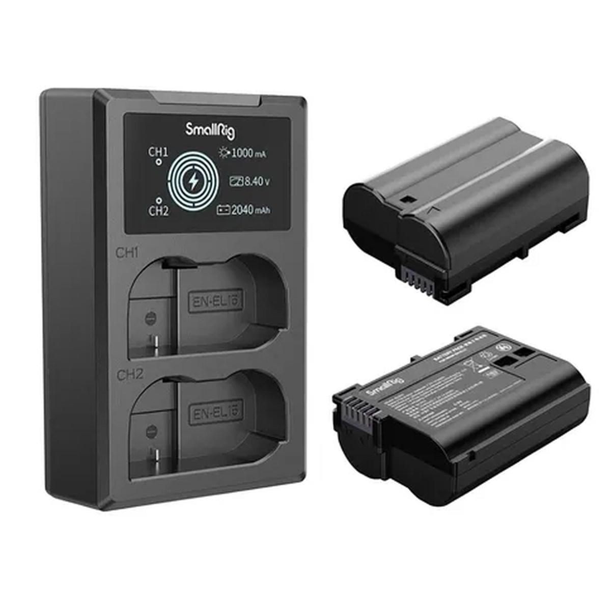 SmallRig 3820B Kit batteria e caricabatteria per fotocamera EN-EL15