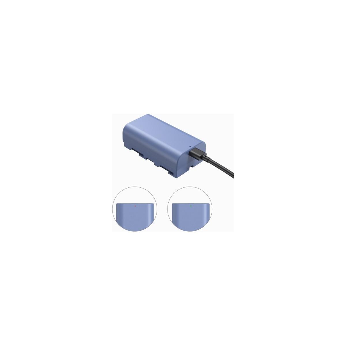 SmallRig 4331 L-Series/NP-F550 USB-C Rechargeable Camera Battery
