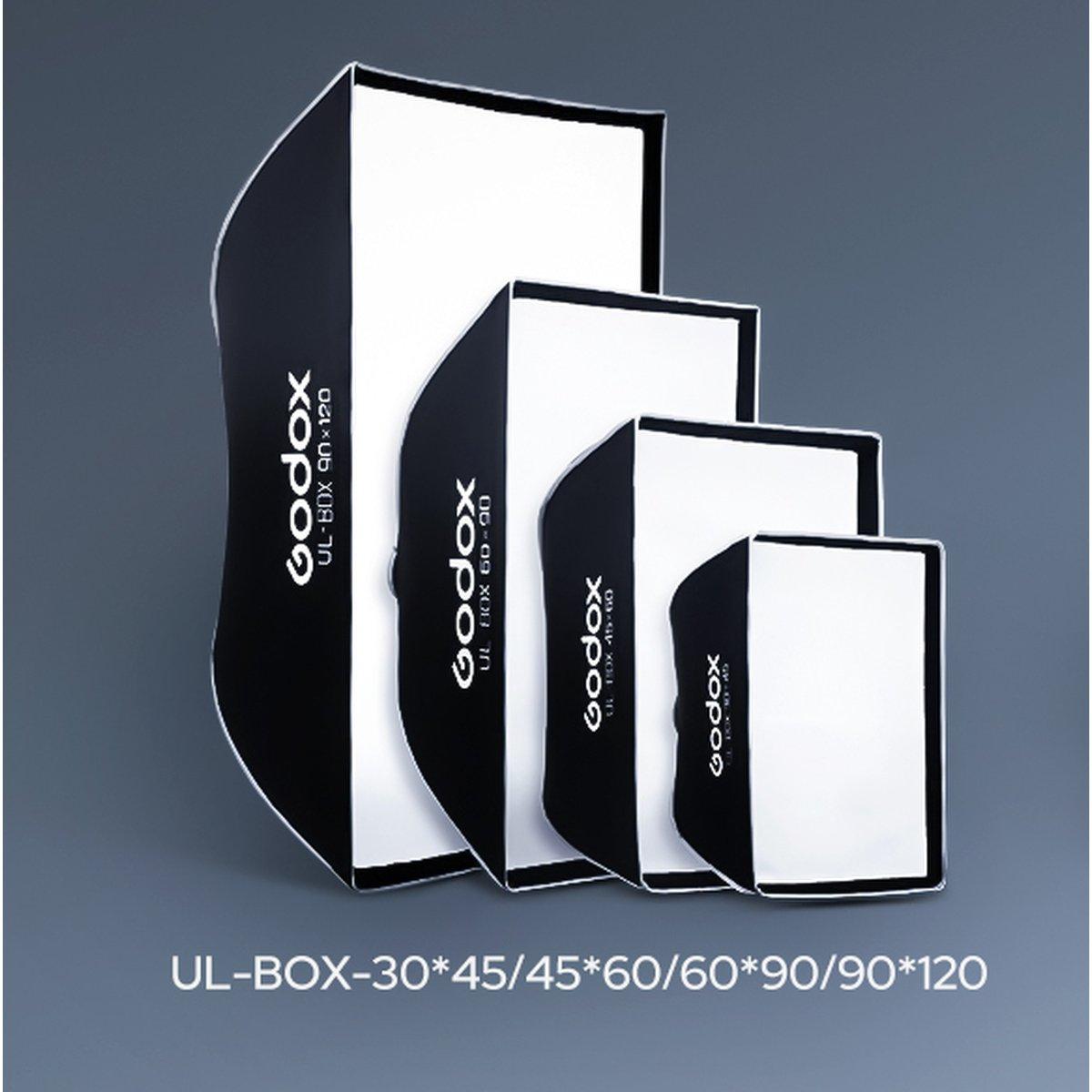 SOFTBOX GODOX UL-BOX-45x60 QUICK RELEASE RECTANGLE 45X60 BOWENS MOUNT