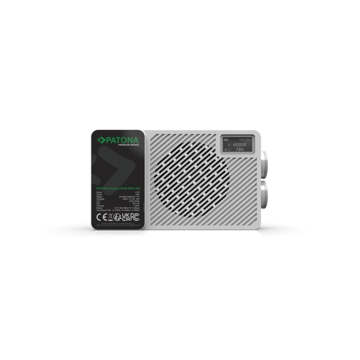 Illuminatore Patona Premium SR40 Led RGB 40W